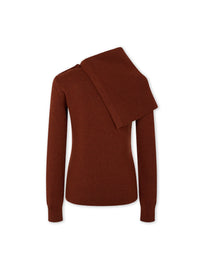 Rust sweater in wool
