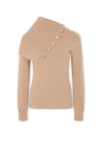 Beige Sweater in wool