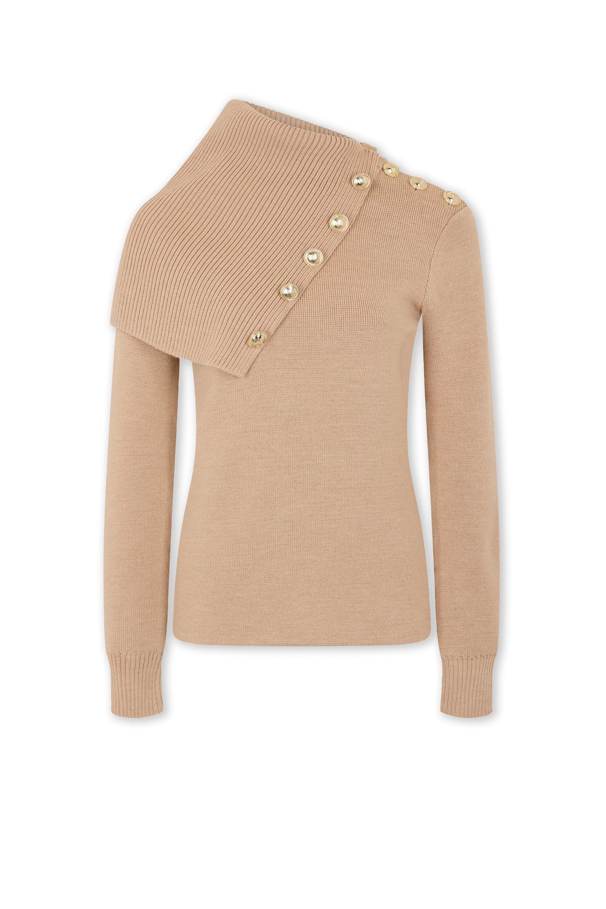 Beige Sweater in wool