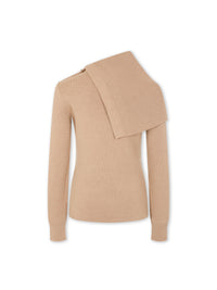 Beige Sweater in wool