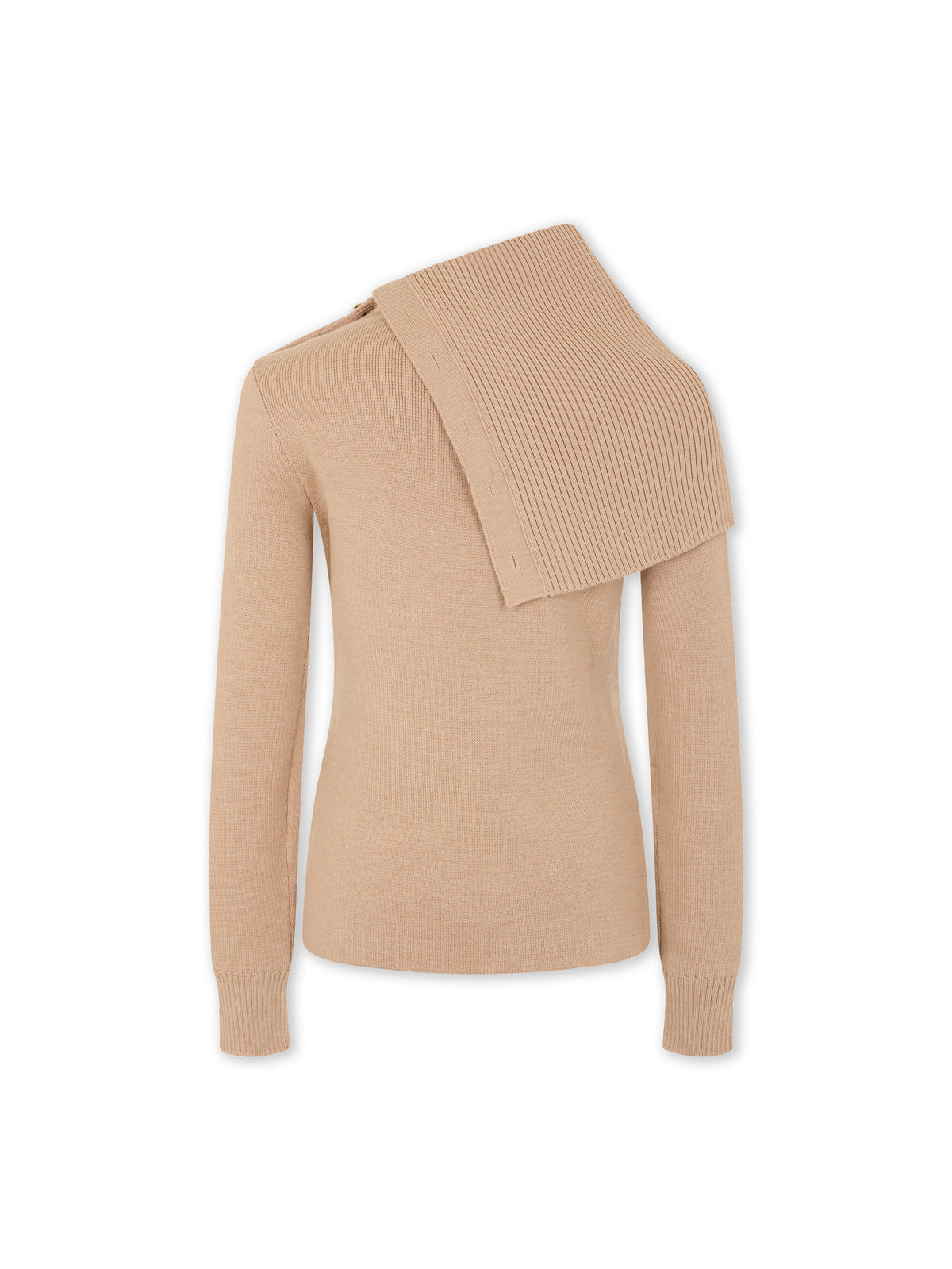 Beige Sweater in wool