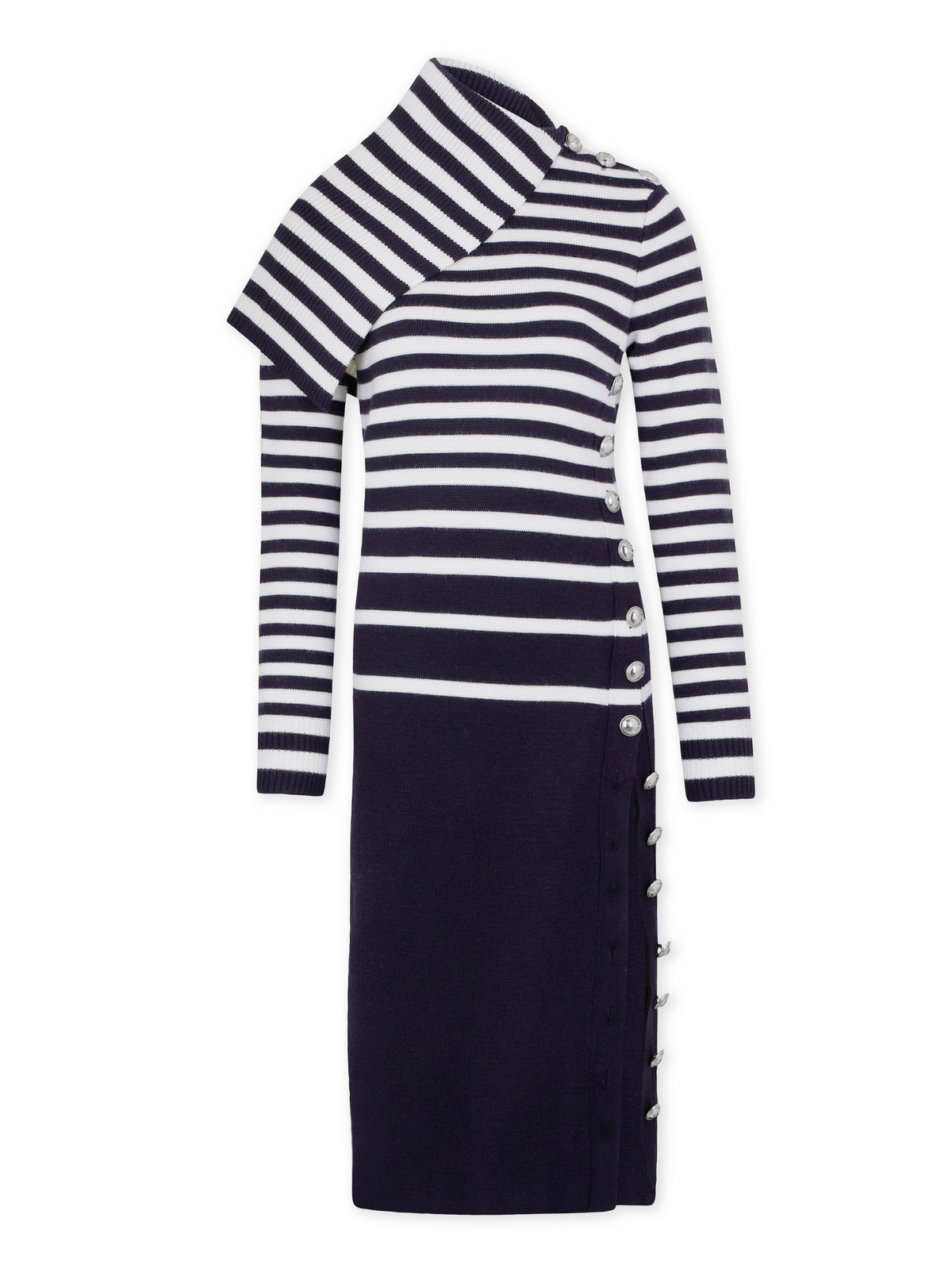 Midi dress in wool