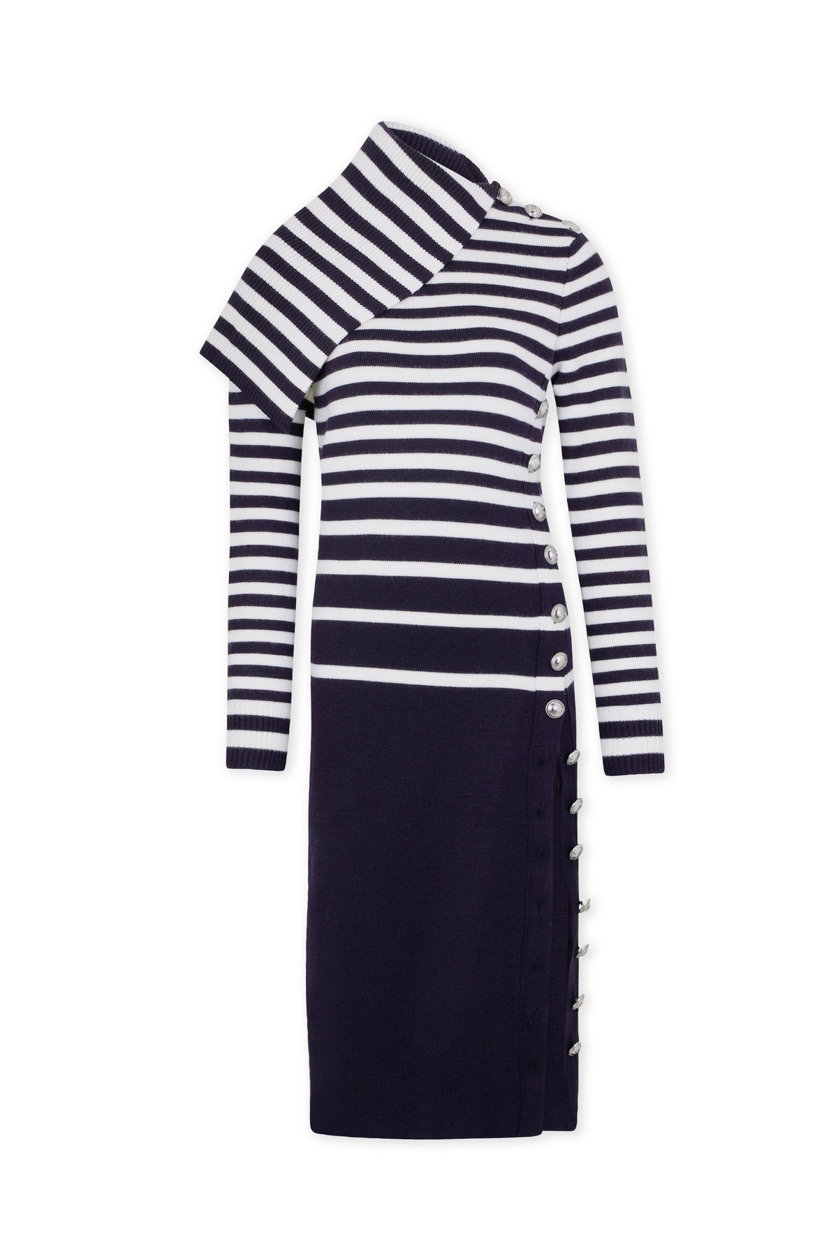 Midi dress in wool