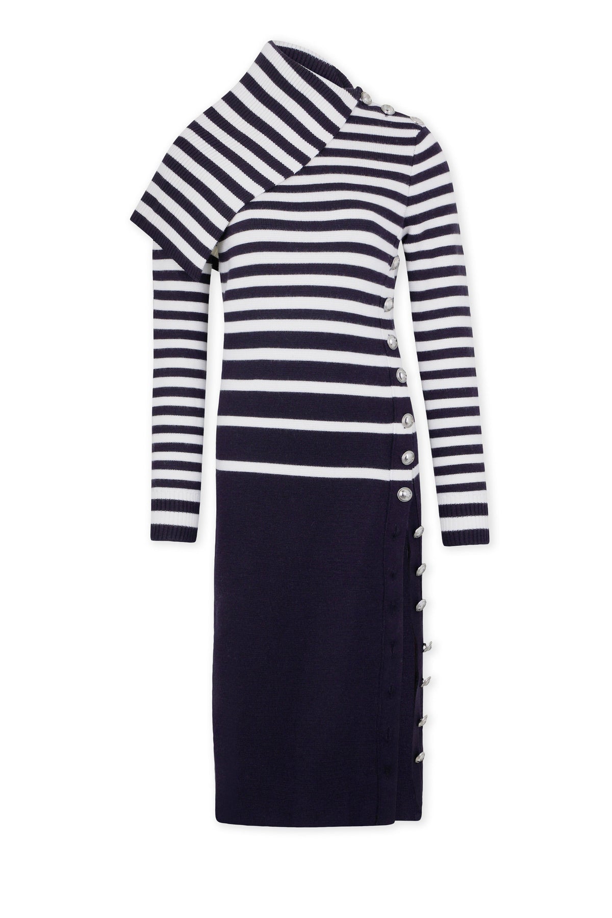 Midi dress in wool