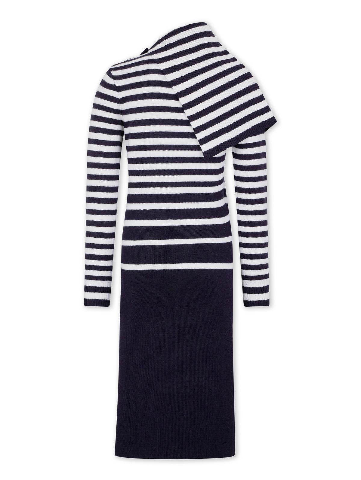 Midi dress in wool