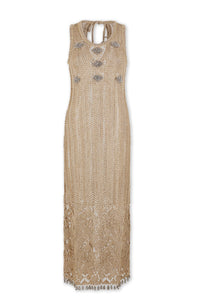 Long dress in crochet
