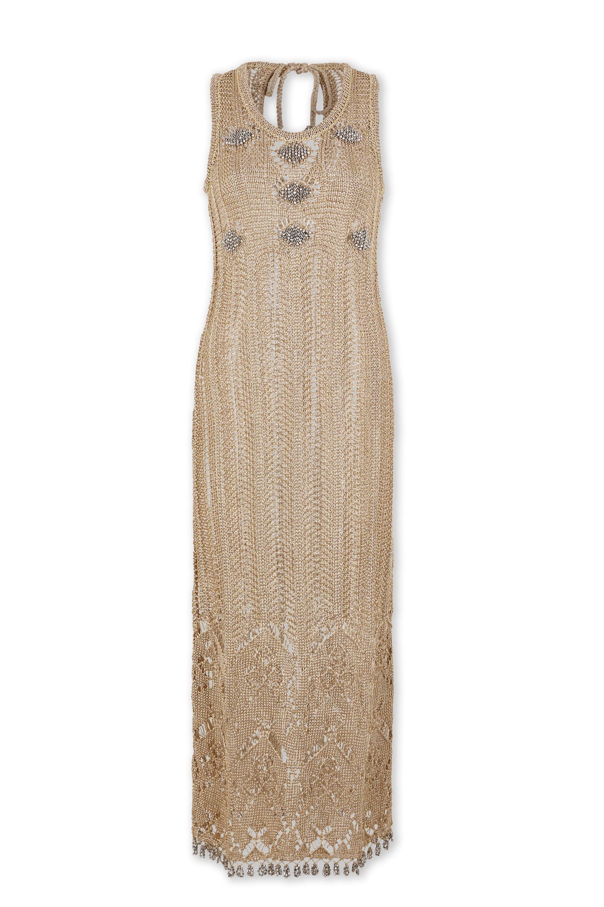 Long dress in crochet