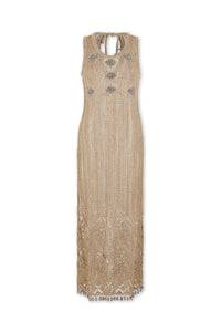 Long dress in crochet