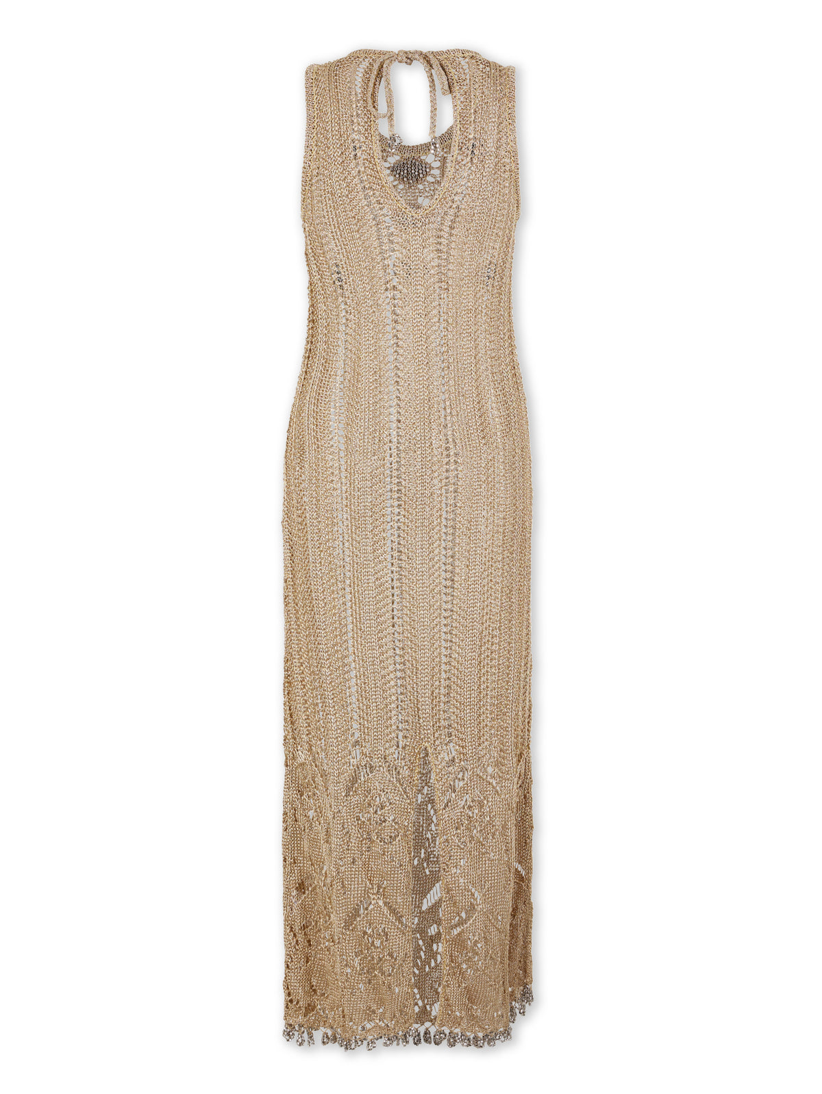 Long dress in crochet