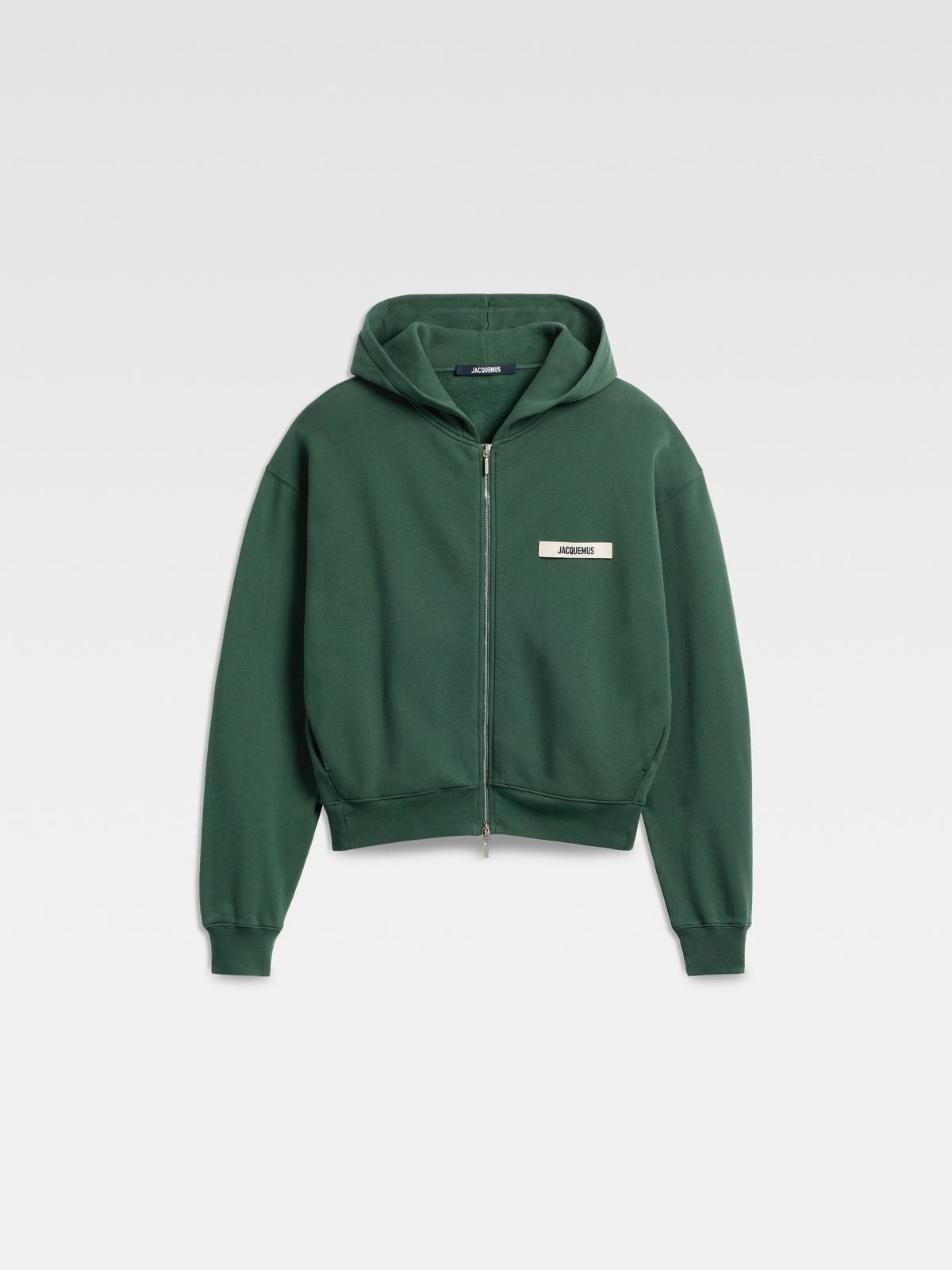 LE HOODIE ZIP GROS GRAIN