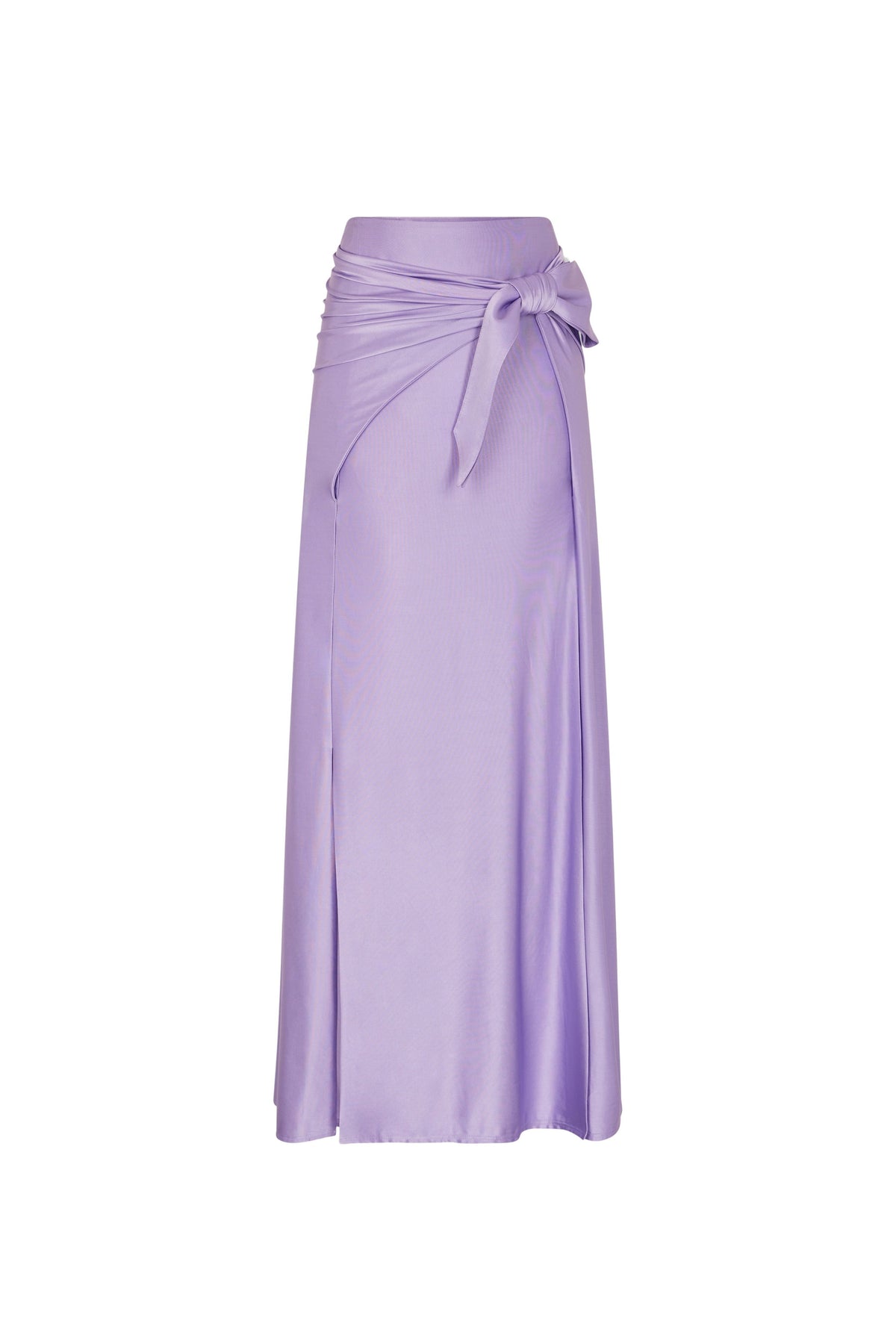 LAVENDER LONG SKIRT IN JERSEY