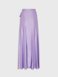 LAVENDER LONG SKIRT IN JERSEY