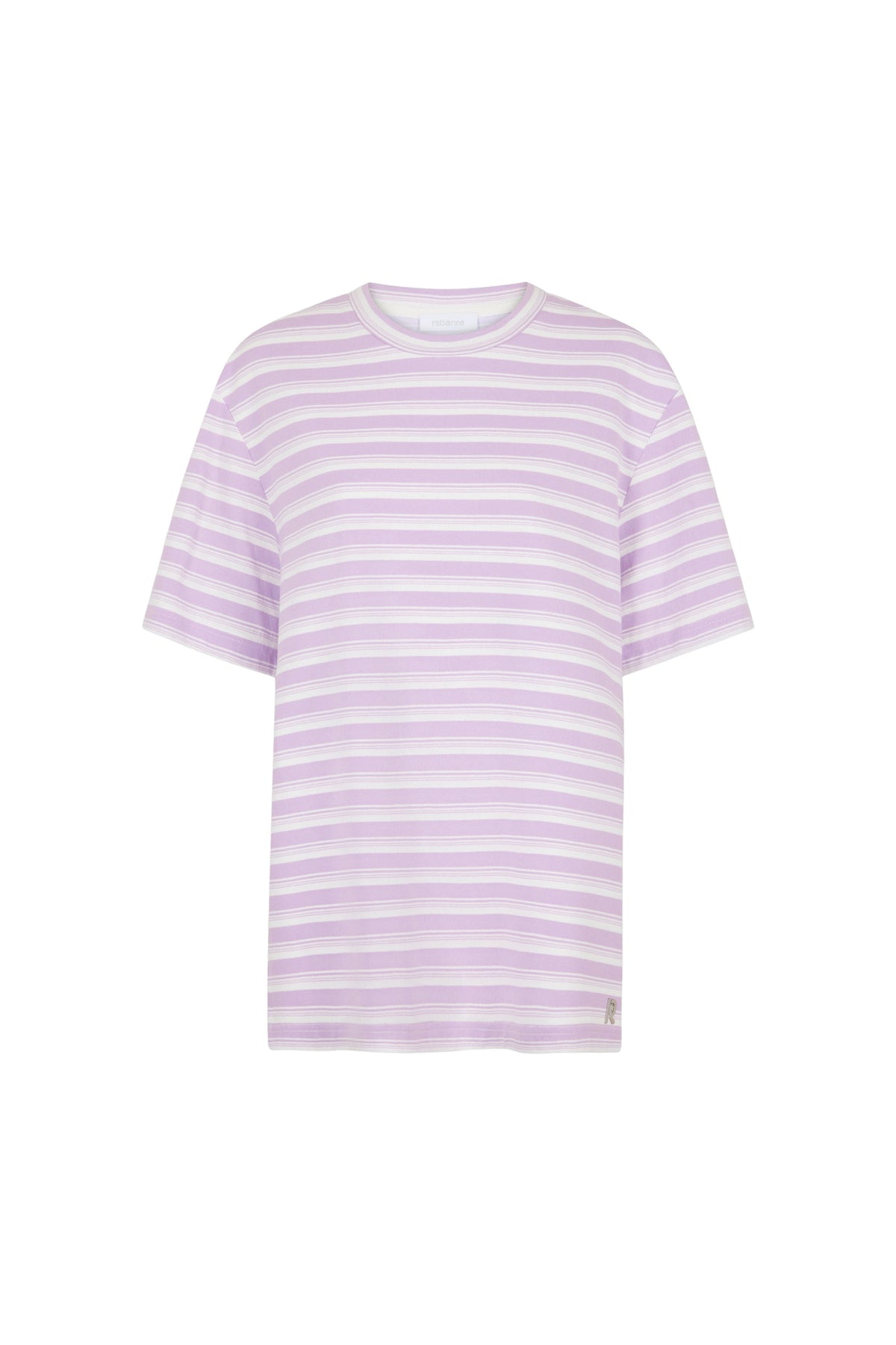 PURPLE OVERSIZED TEE-SHIRT IN COTTON JERSEY