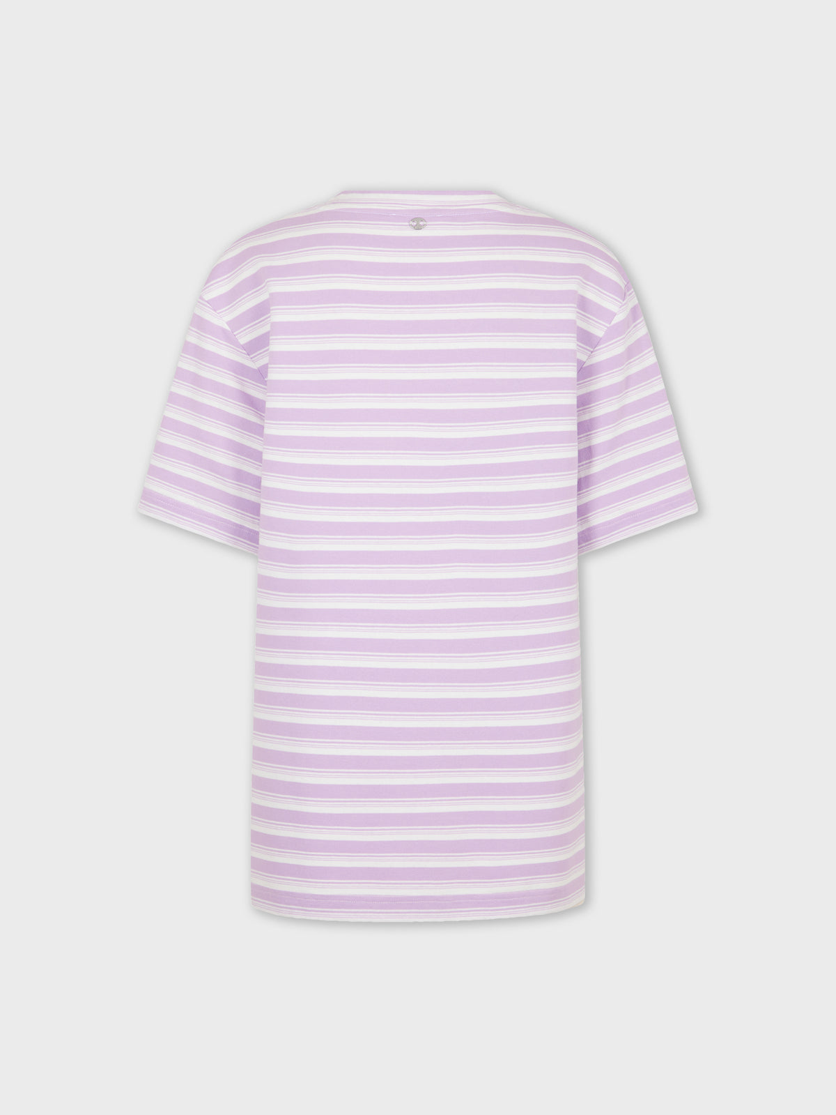 PURPLE OVERSIZED TEE-SHIRT IN COTTON JERSEY