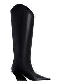 BLACK // black Santiag boots
