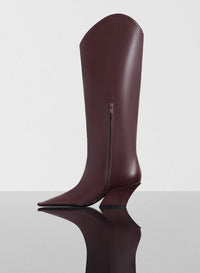 BORDEAUX // burgundy Santiag boots