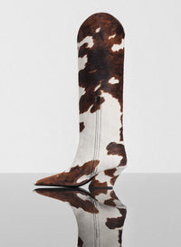 COW PRINT // cowhide Santiag boots