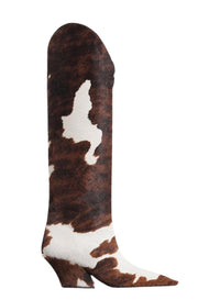 Bottes Santiag 65 en cuir - Cow Print