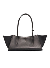 Sac Fang en cuir grainé - Black