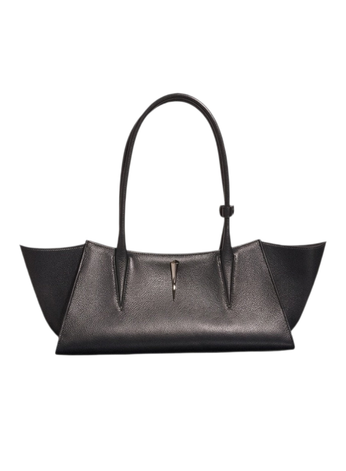 Sac Fang en cuir grainé - Black