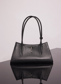 Sac Fang en cuir grainé - Black