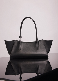 Sac Fang en cuir grainé - Black