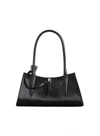 Petit sac Fang en cuir - Black