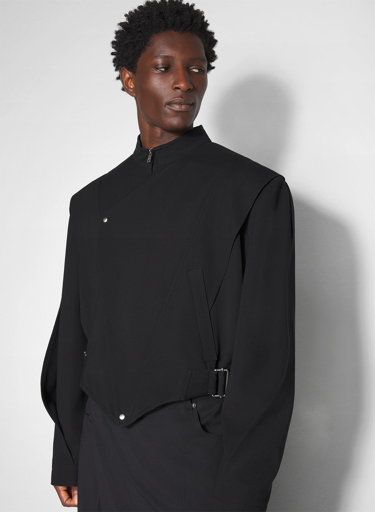 Veste d’officier asymétrique - Black