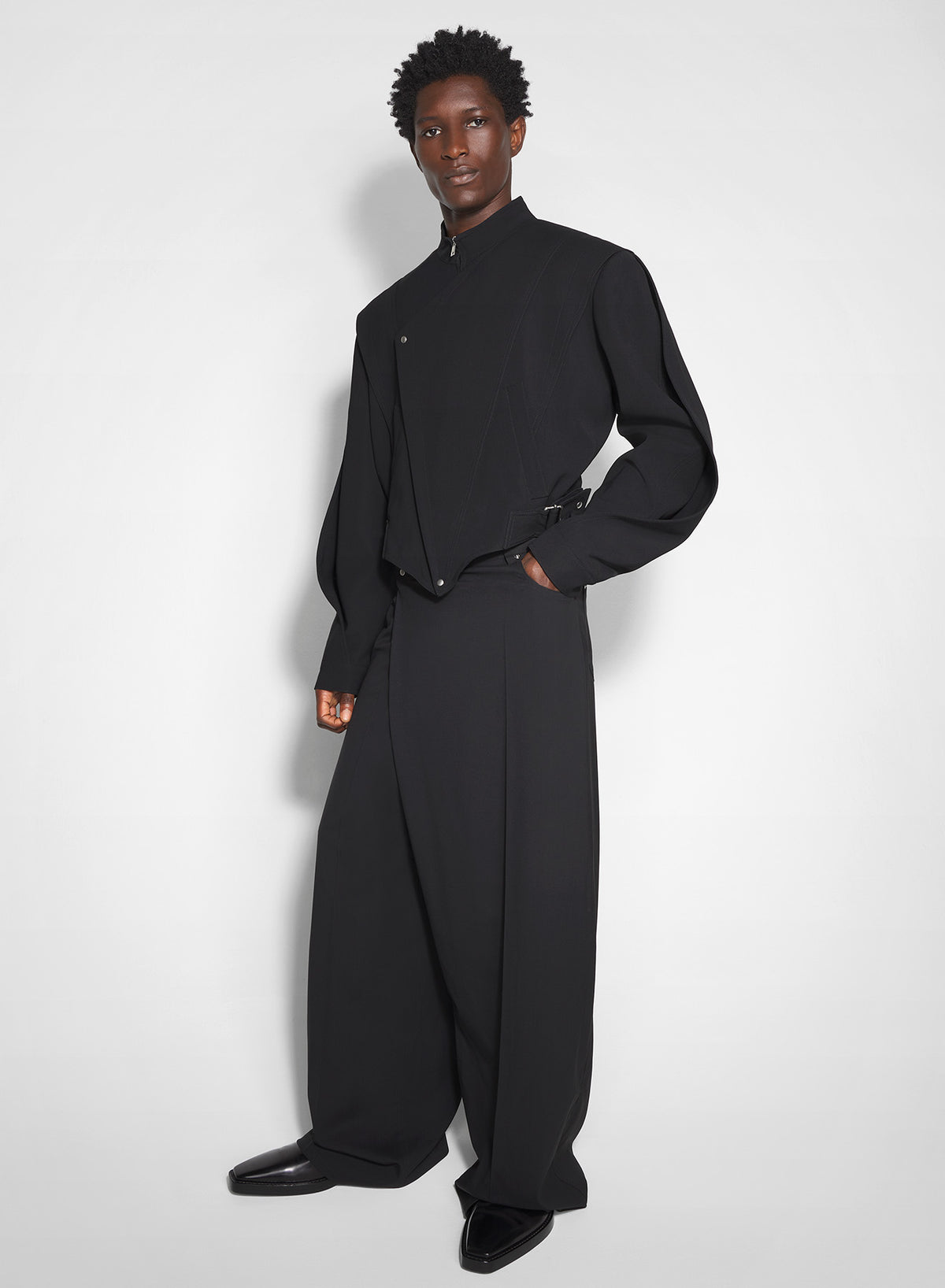 Veste d’officier asymétrique - Black