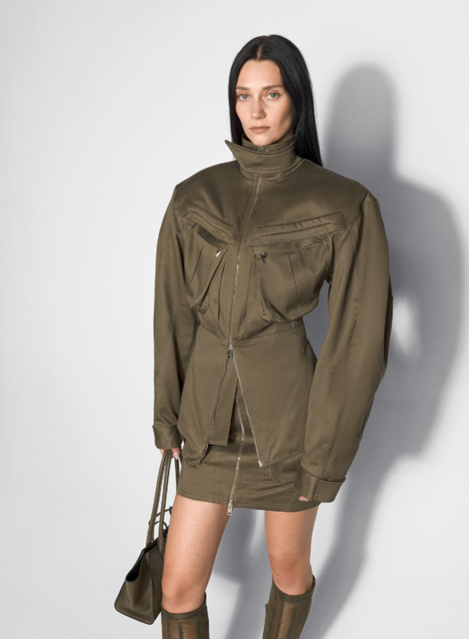 Veste cargo - Kaki
