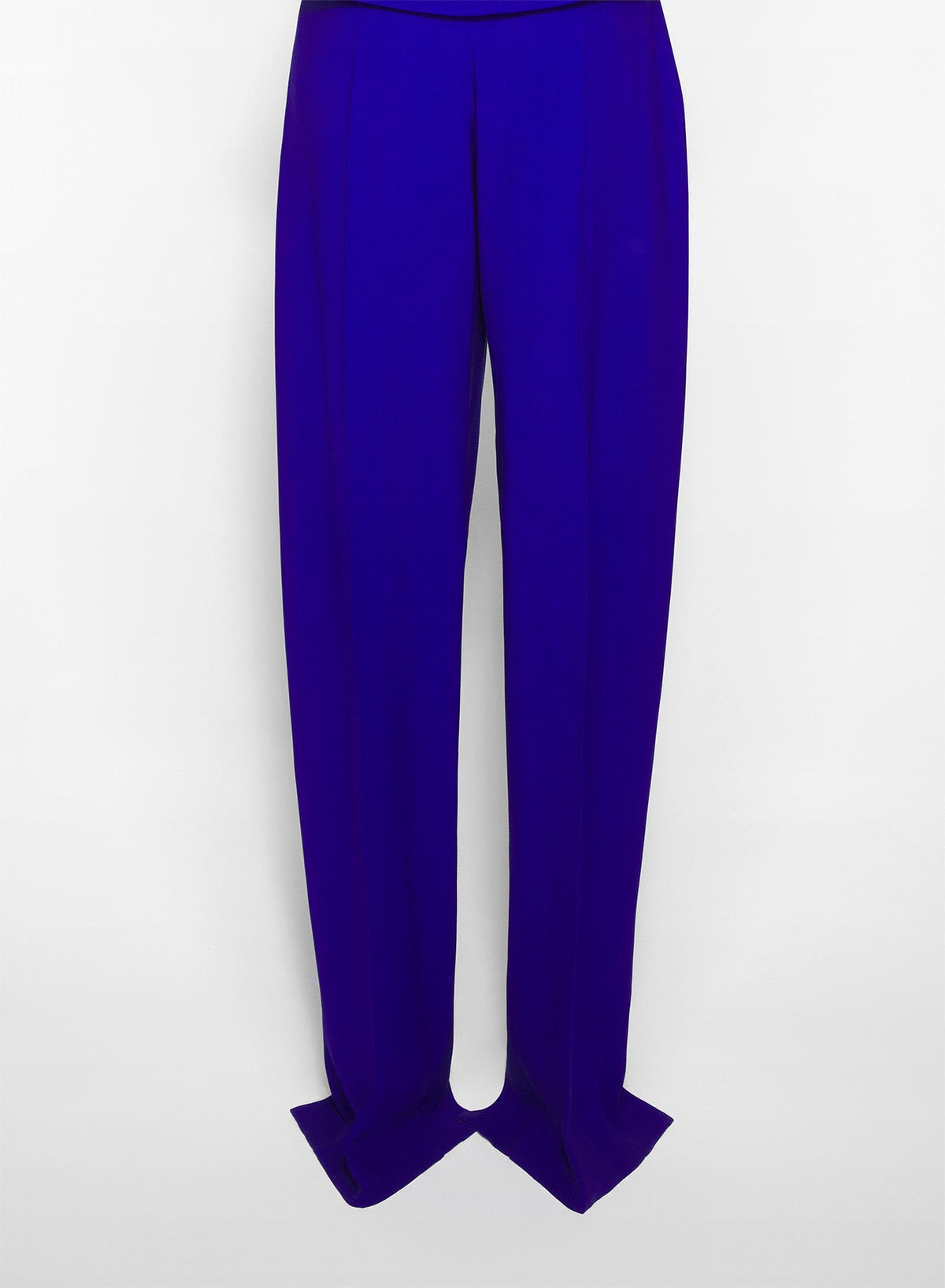 ULTRABLUE // blue pierced loose tailored trousers