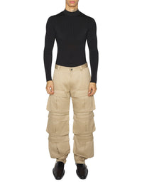 BEIGE // beige cargo pants