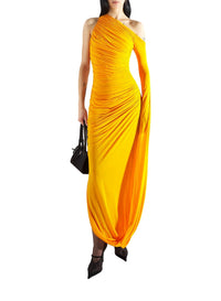 MARIGOLD // amber draped infinity dress