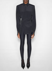 Asymmetrical shirt - Black