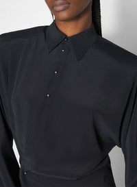 Asymmetrical shirt - Black