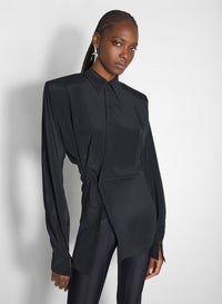Chemise asymétrique - Black