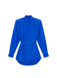 Chemise asymétrique - Mediterranean Blue
