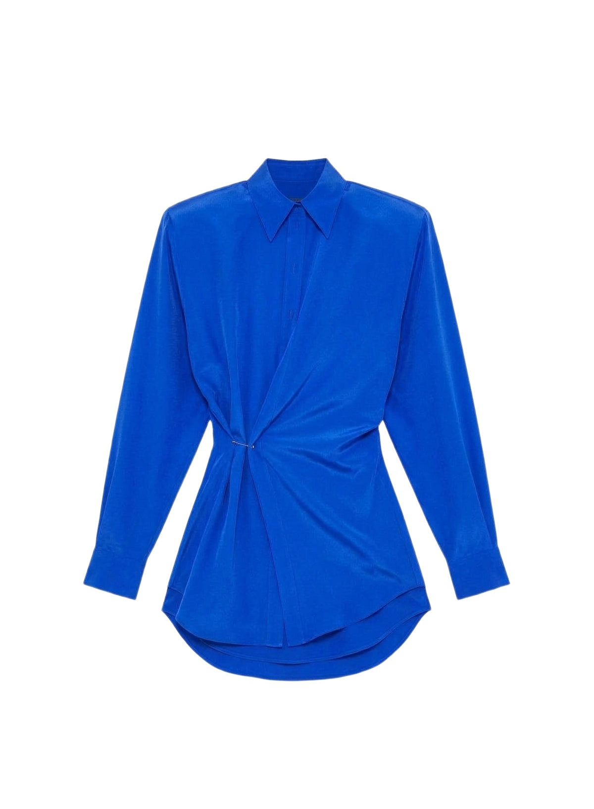 Chemise asymétrique - Mediterranean Blue