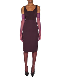 DARK BURGUNDY // burgundy sculpting knit tank top