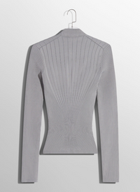Top en maille sculptante - Grey