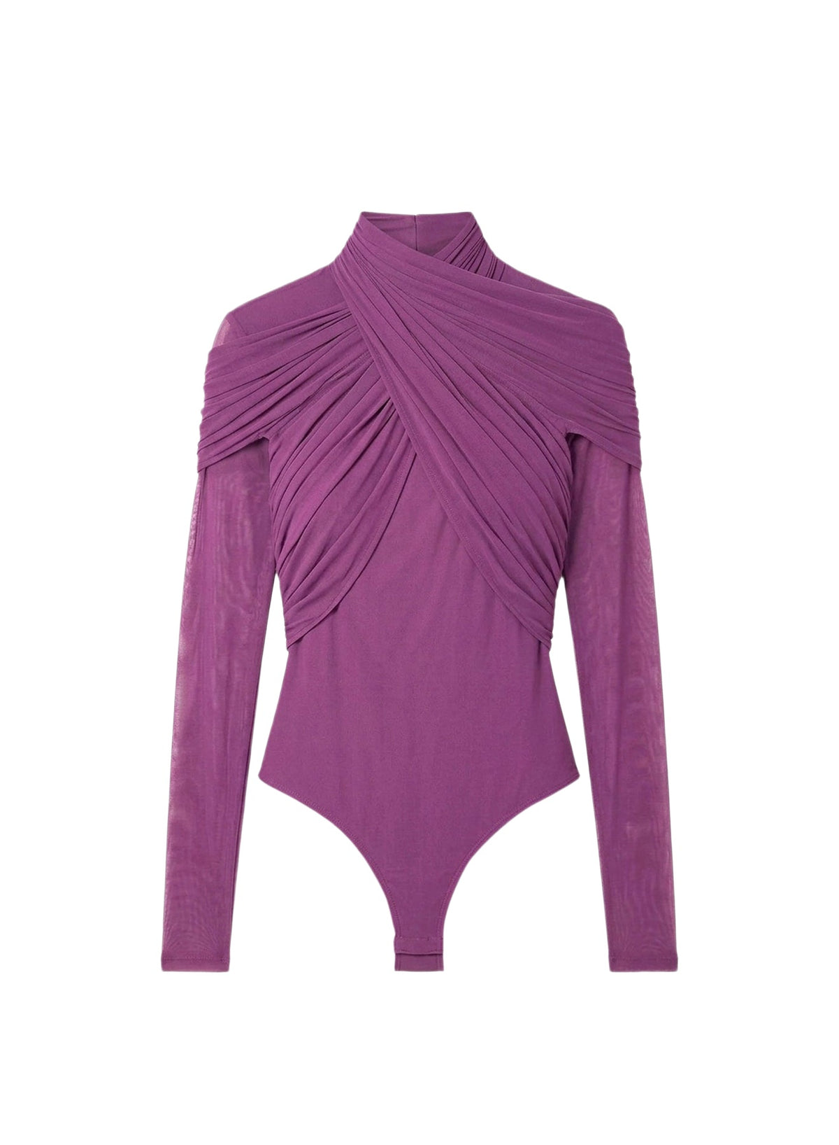 Layered backless bodysuit - Antique Pink