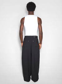 SNOW // white logo tank top