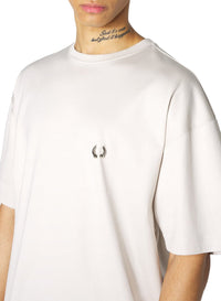 CEMENT // grey pierced t-shirt
