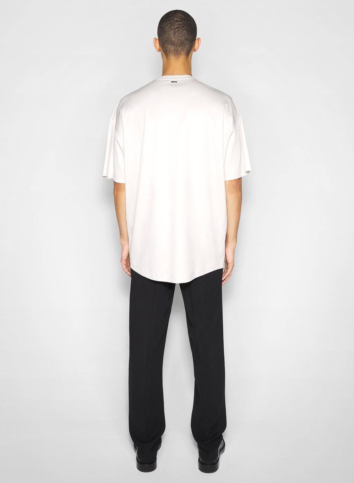 CEMENT // grey pierced t-shirt