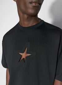 BLACK // black star oversized t-shirt