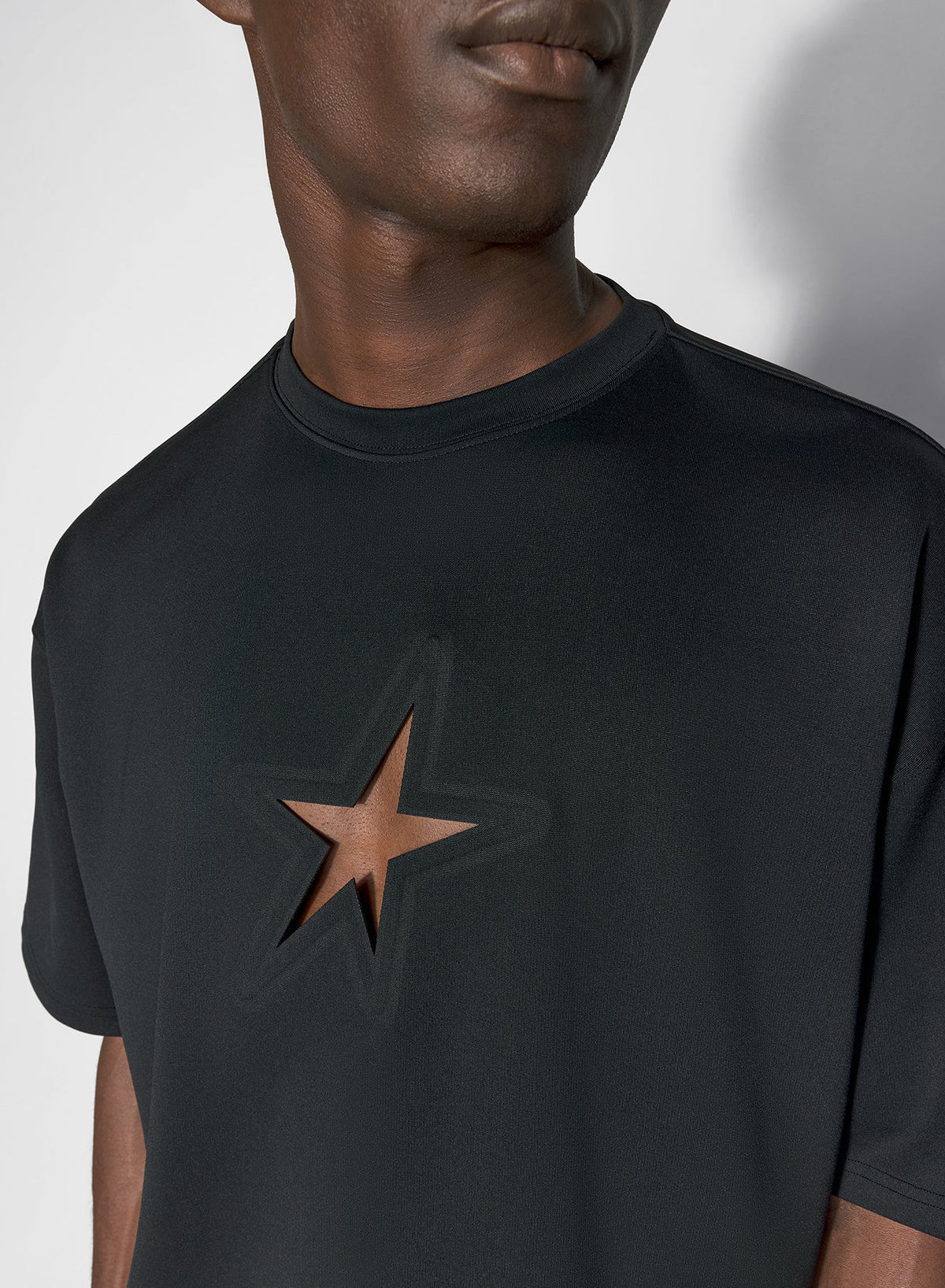 BLACK // black star oversized t-shirt