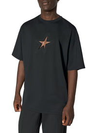 BLACK // black star oversized t-shirt