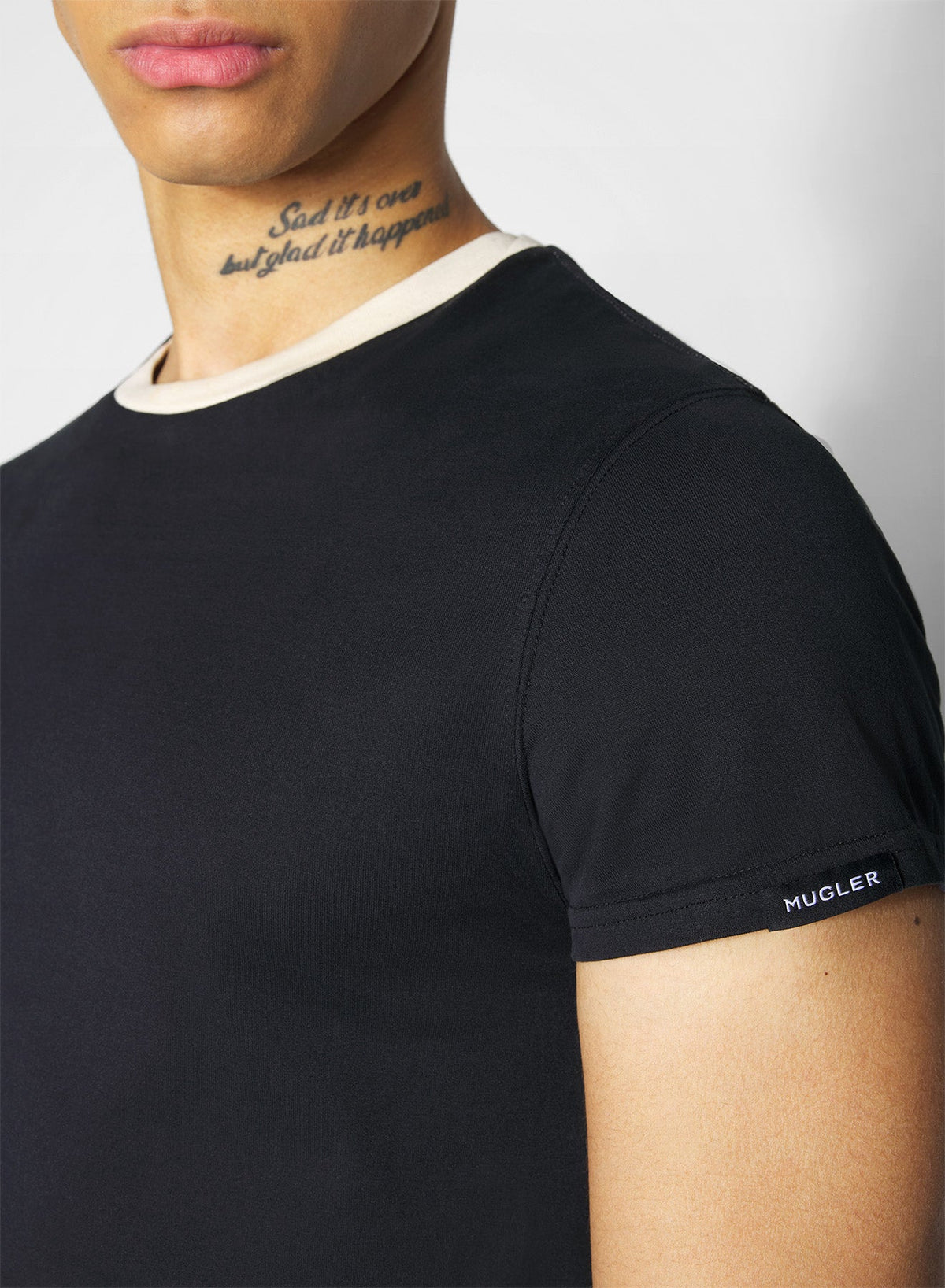 BLACK / CEMENT // black baby t-shirt