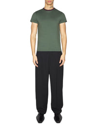 SLATE GREEN / PLUM // green baby t-shirt