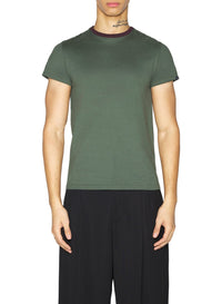 SLATE GREEN / PLUM // green baby t-shirt